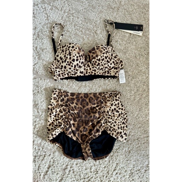 NWT Vitamin A Women’s Bikini Animal Print Sophia Bustier Small 6 - Picture 3 of 8